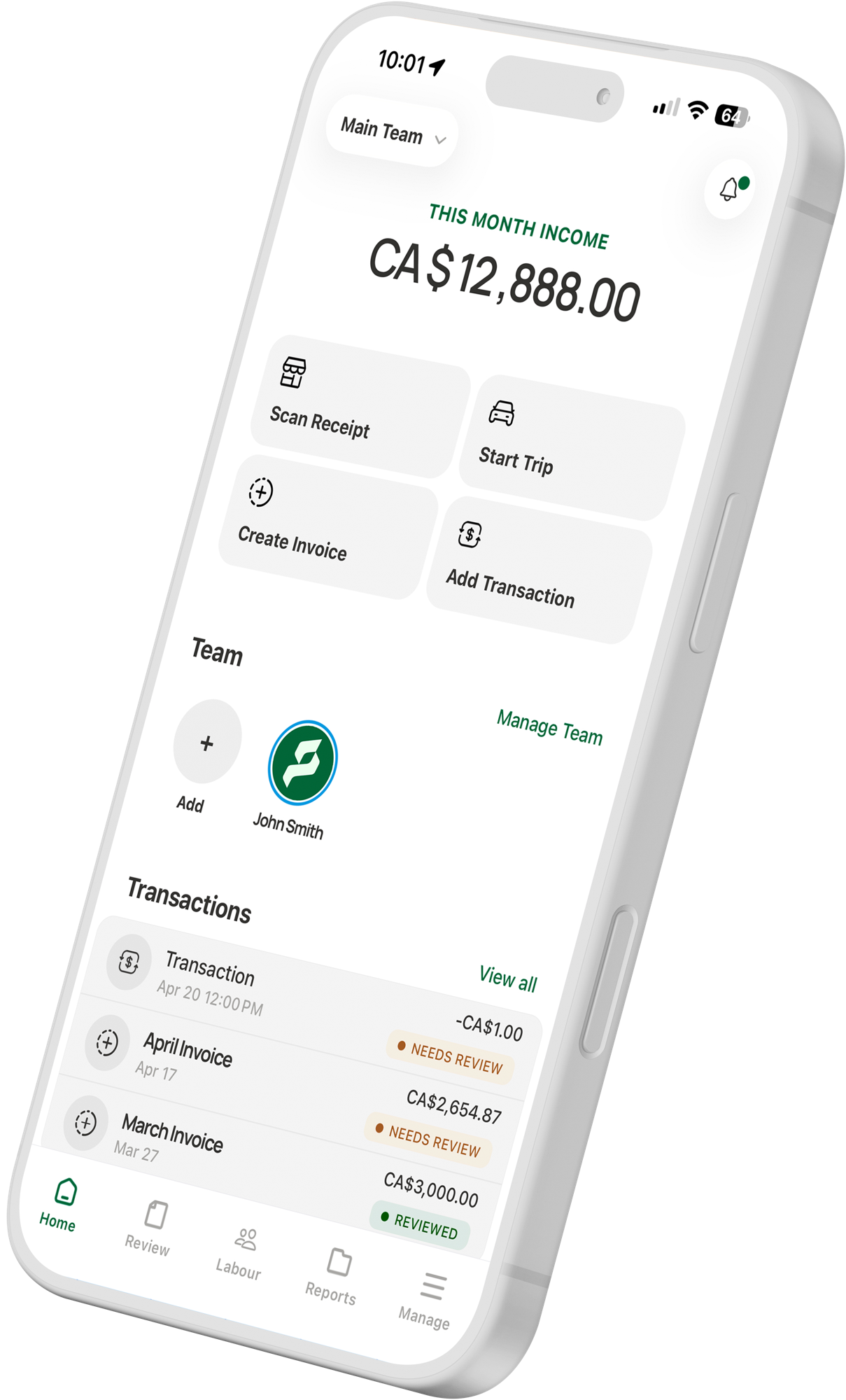 Pluto app home screen